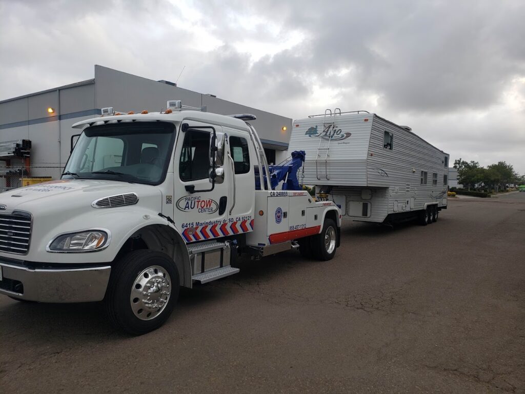 rv car towing
